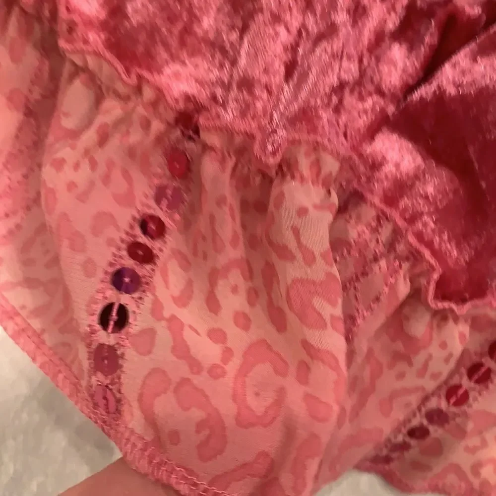 Jean skirt with lace layers